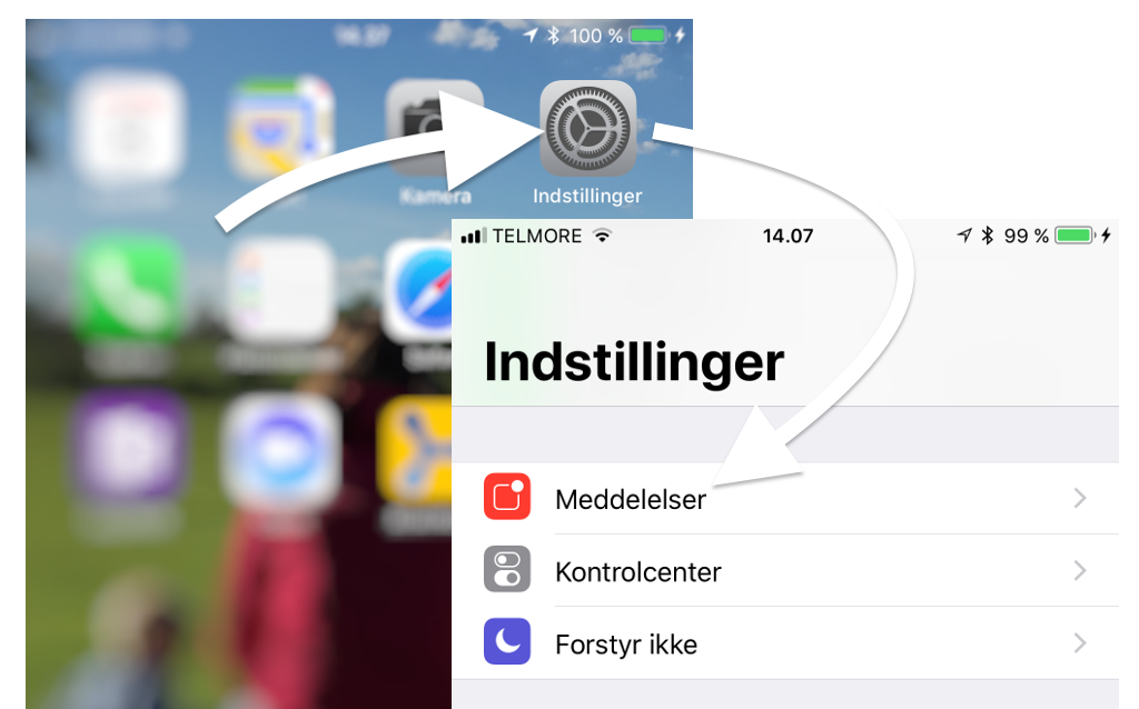 Minimer forstyrrelser: notifikationerne på din iPhone Learning Danmark